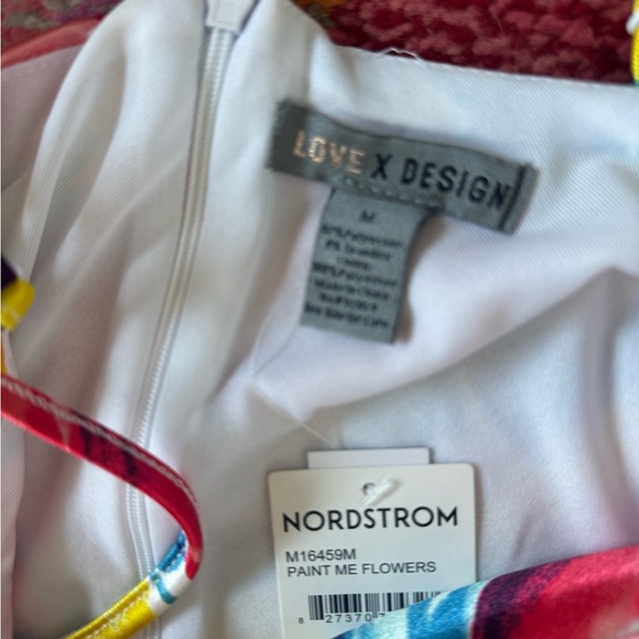 Nordstrom Love By Design Elaine Cowl Neck Dress - NWT! Floral and satin. - Picture 4 of 4